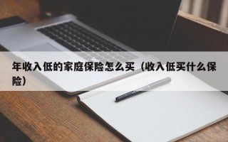 年收入低的家庭保险怎么买（收入低买什么保险）