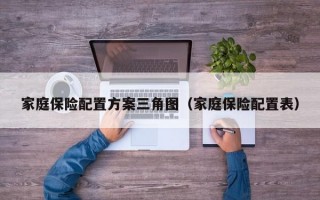 家庭保险配置方案三角图（家庭保险配置表）