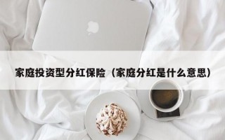 家庭投资型分红保险（家庭分红是什么意思）