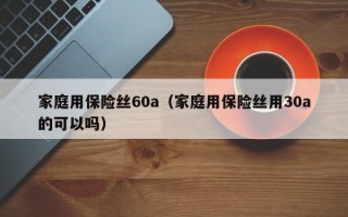 家庭用保险丝60a（家庭用保险丝用30a的可以吗）